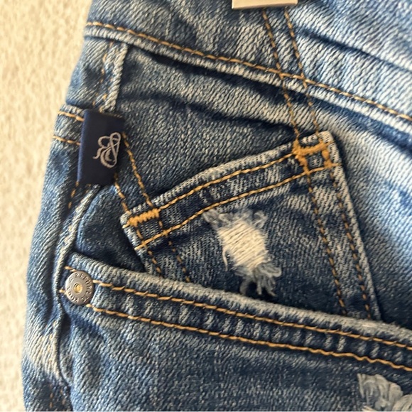 Rock & Republic Hula Denim Shorts Summer Vacation Beach Western Women’s 16 Blue - Picture 4 of 12